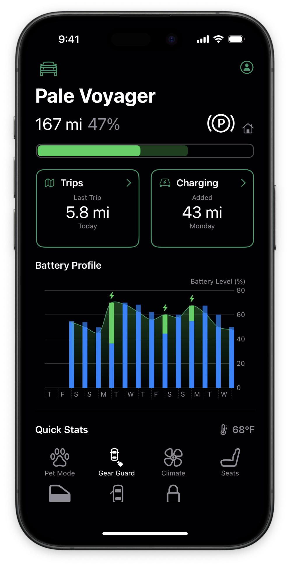 Smart Alerts screenshot (dark)